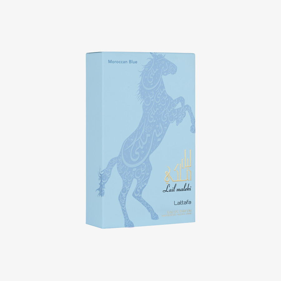 lail maleki azul marroquí